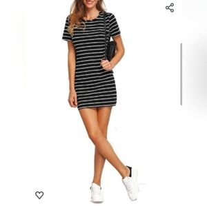 Women's mini striped dress